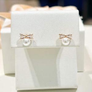 미니골드 14k 러블리 펄 귀걸이 MEM21982