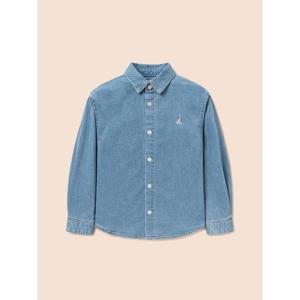 [빈폴키즈] [Essential] 데님 셔츠  스카이 블루 (BI6164UE2Q)