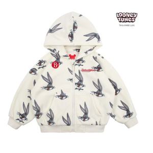 [베베드피노]올오버 벅스 버니 후드 집업 플리스 자켓BP43JD714CH