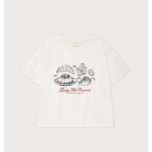 커버낫 여성 크롭 베이커리 티셔츠 B1 CO2502ST90 WH MA