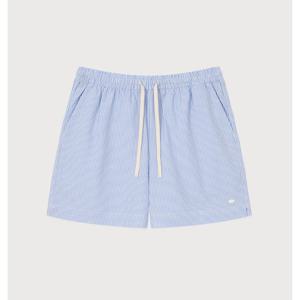 커버낫 여성 스트라이프 시어서커 밴딩 반바지 B1 CO2502SO79 BL