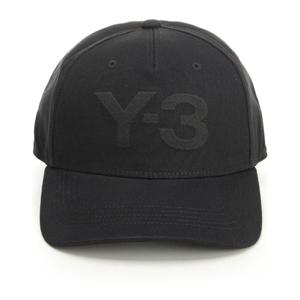 아디다스와이3 로고 프린트 코튼 베이스볼 캡 JP1143 BLACK