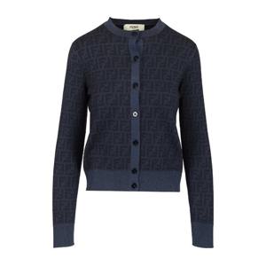 펜디 마더오브펄 버튼 FF 울 가디건 FZE566AYM1 F1UKI