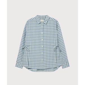 커버낫 여성 오버핏 체크 셔츠 B1 CO2501SH74 BL