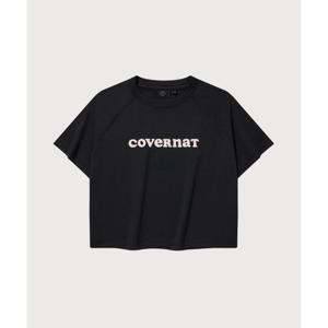 커버낫 여성 아이스 스트링 크롭 반팔티 B1 CO2502ST95 BK