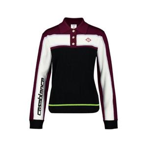 카사블랑카 스트라이프 울 폴로 셔츠 WSP26KW123501