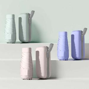 캡슐우산 자외선차단 초경량 암막 우양산 양산 휴대용