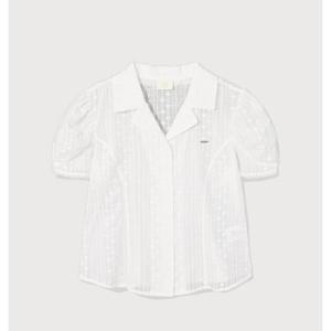 커버낫 여성 레이스 하프 블라우스 B1 CO2502SS92 WH