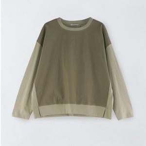 [앤클라인(여성의류)]라운드 배색 티셔츠 9H4TS7450