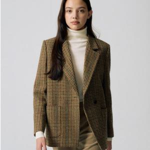 [앤클라인(여성의류)]울 하운드체크 자켓 9H4JK2320