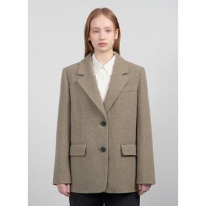 [시스티나]울 혼방 싱글 핸드메이드 자켓AWHJKO41060SH