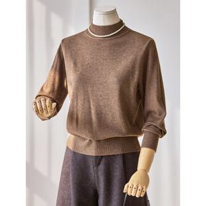 [커스텀에이블]데일리 무지 반폴라 니트_T2512KN200D