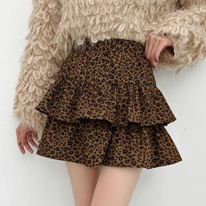 [금찌]금찌 셀럽 호피 캉캉 스커트 SK3230