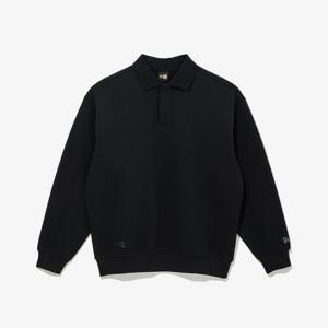 [뉴에라] 블랙라벨 카라드 맨투맨 블랙 14742006