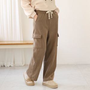 [웬디즈갤러리]빈스 코듀로이 기모 카고 팬츠 /골덴 겨울바지 TPT130