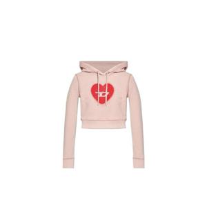 디젤 F 슬리미 후드 드로스트링 크롭 후드티 A219520NSEX 33L TP963593076