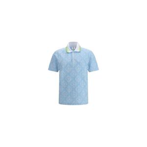 카사블랑카 반팔 자카드 폴로 셔츠 MSP26JTP466 01PALEBLUEWH TP963592244