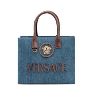 베르사체 토트백 10058611A17151 2U6EV DENIM VINTAGE BROWN VER