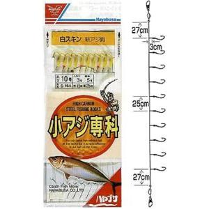 하야부사 (하야부사) S-164-4-0.8 스몰 아지 센카 화이트 스킨 10