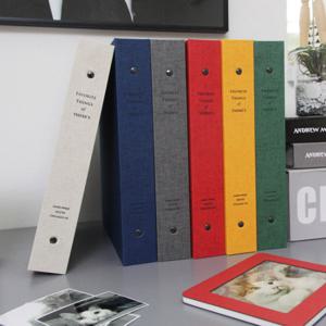 리코즈 데일리 바인더 앨범 접착식 포켓식 사진 초음파 포토북