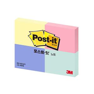 포스트-잇 653-4 R 레인보우 3M