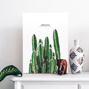 샤이닝홈 무드 접이식 액자테이블 600x400 선인장S 밥상/공부상