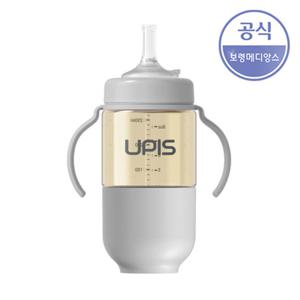 유피스) PPSU 빨대컵 6M+ (260ml, 그레이)_M924