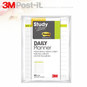 3M포스트잇 스터디메이트 데일리플래너 직사각 74.5x102mm 1패드45매/쓰리엠포스트잇/포스트잍
