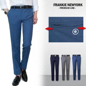 [프랭키뉴욕]프랭키뉴욕 남자슬랙스 워싱 스판 정장바지 10부_RI