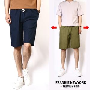 [프랭키뉴욕]루즈핏 린넨 5부 마반바지_NB8P07