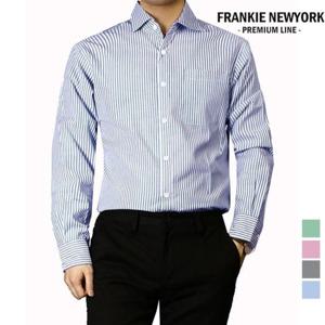[프랭키뉴욕]남자 스트라이프 와이드카라 셔츠_JM8S03