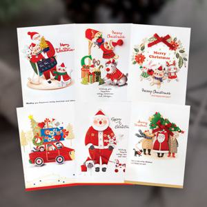 크리스마스카드 FS1031 Set(6종 한세트)