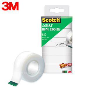 3M매직테이프리필 810R-6 18mmx32M 알뜰팩/세이빙팩/3M테이프