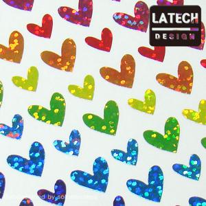 팬시스티커 80-20H 하트/홀로그램스티커/하트스티커/꾸미기스티