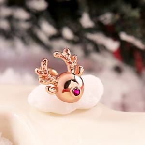 골드팡  크리스마스 에디션  14k 큐티루돌프 피어싱