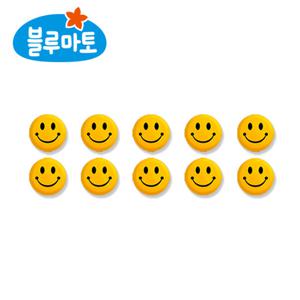 스마일 원형 자석 홀더 마그네틱 홀더 10개입(MGN002) 5세트