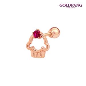 골드팡 14k 루비베리머핀 피어싱