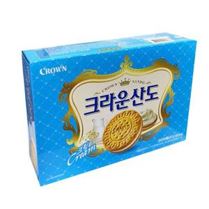 크라운 산도 크림 323g x8