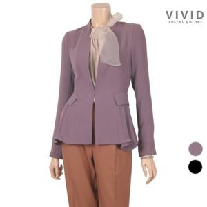 [비비드 시크릿가너][VIVID SG] 노카라 프릴 정장 자켓 VS031001