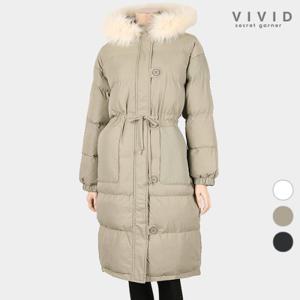 [비비드 시크릿가너][VIVID SG] 폭스퍼 롱 패딩코트 VS047021