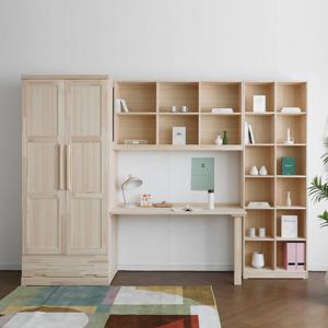 [편백] A형 책상/장롱 세트 3000