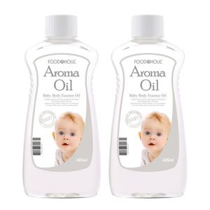 (2개)푸드어홀릭 아로마오일 베이비 465ml/리치