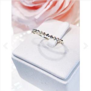 미니골드 14K 미니엘 비브다이어컷 미스링 반지 RCOM4022