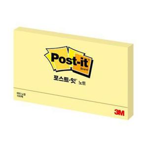 3M 포스트잇 655노랑(127x76mm)