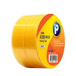프린텍 P2420-2 포장용 테이프 투명 OPP 2EA 24 x20