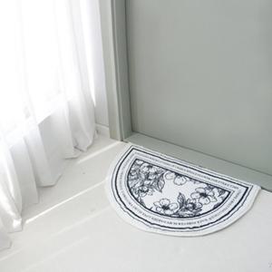 [갓샵]북유럽 욕실 주방 극세사 발매트 빈티지 러그 2type