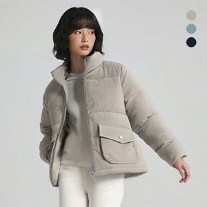 [아이더] 공용 코듀로이 베이직 구스다운 숏패딩_DUW22565