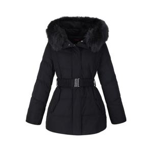 [백화점]숲  (SBBDO34) 퍼카라 벨트 숏패딩