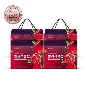 미녀들의시크릿 빨강석류 C+ 석류즙 4박스(총 84포) 비타민C 석류농축액 석류콜라겐