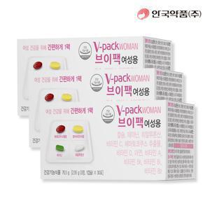[안국약품] 브이팩 V-PACK 여성용 30포X3박스 (3개월분)